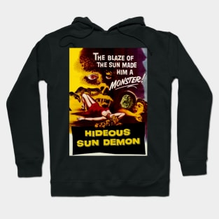 Classic Science Fiction Movie Poster - Hideous Sun Demon Hoodie